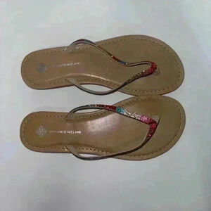 Antonio Melani Sandals /Size 5 1/2 /Multicolor, Rainbow Rhinestones / NEW!